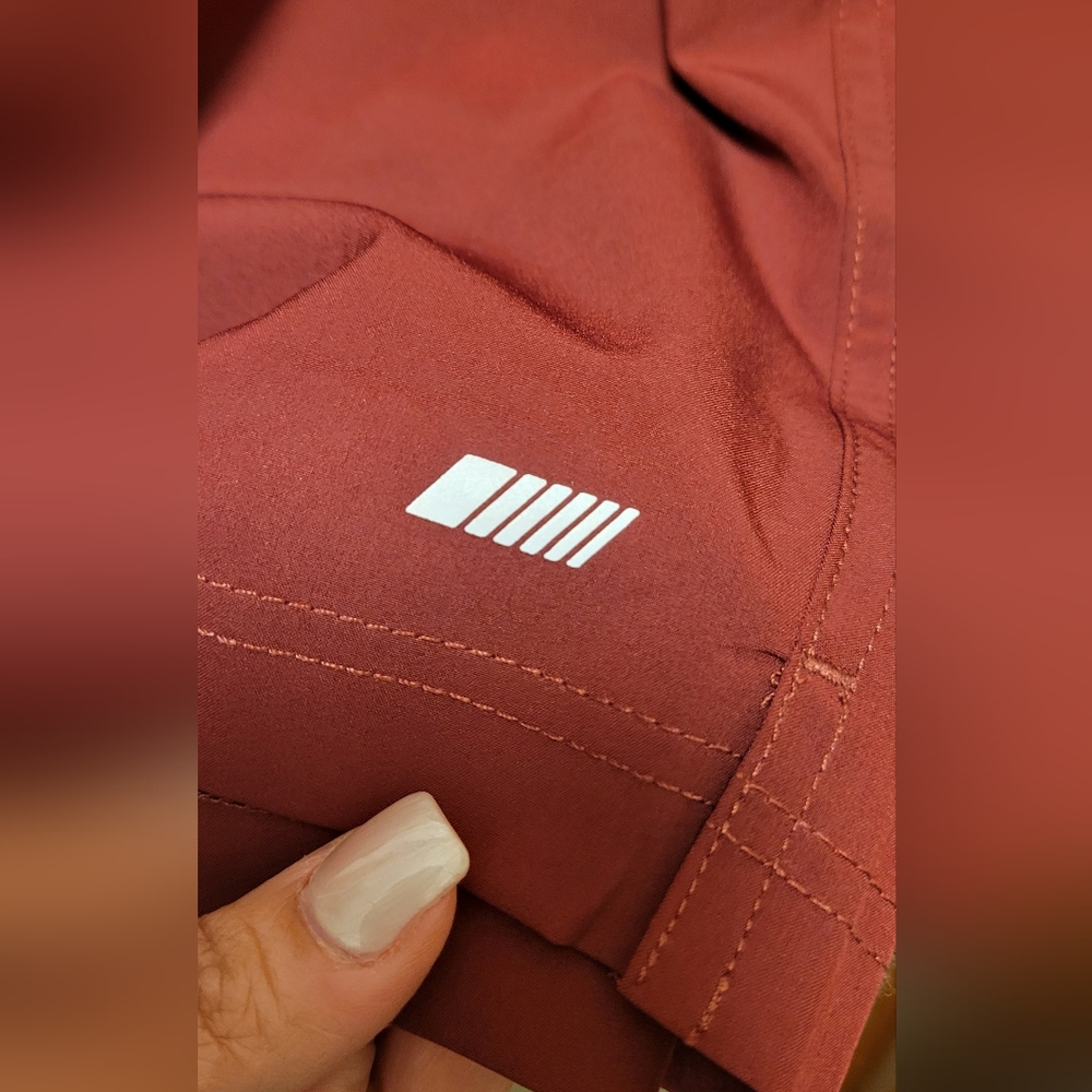 🌴 Amazon Basics Maroon Athletic Shorts Size XL NWOT - Picture 7 of 8